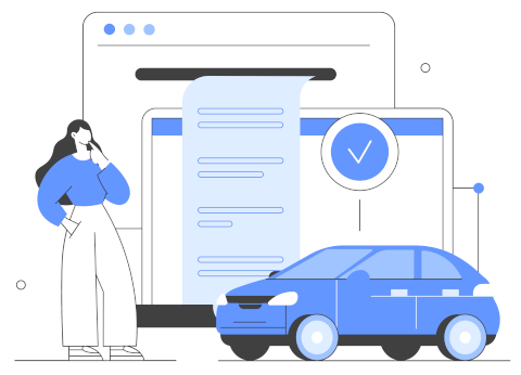 MyUdhaar Vehicle Financing - Person with scooter and car